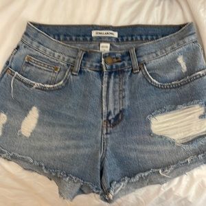 Billabong distressed Jean shorts